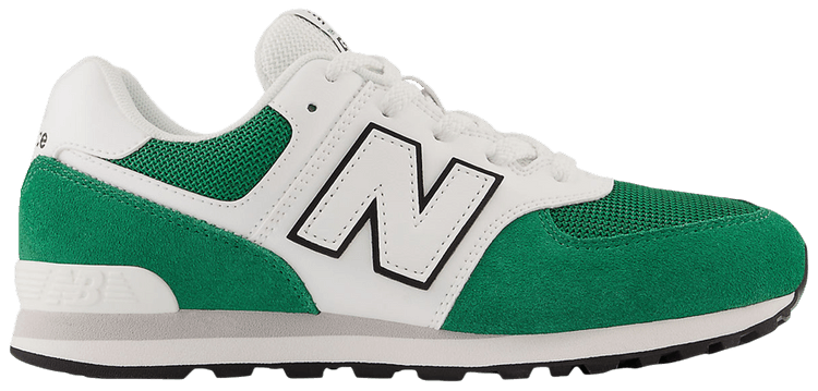New Balance 574 Big Kid Classic Pine White