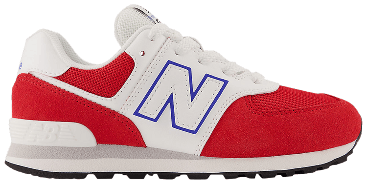 New Balance 574 Little Kid Team Red White