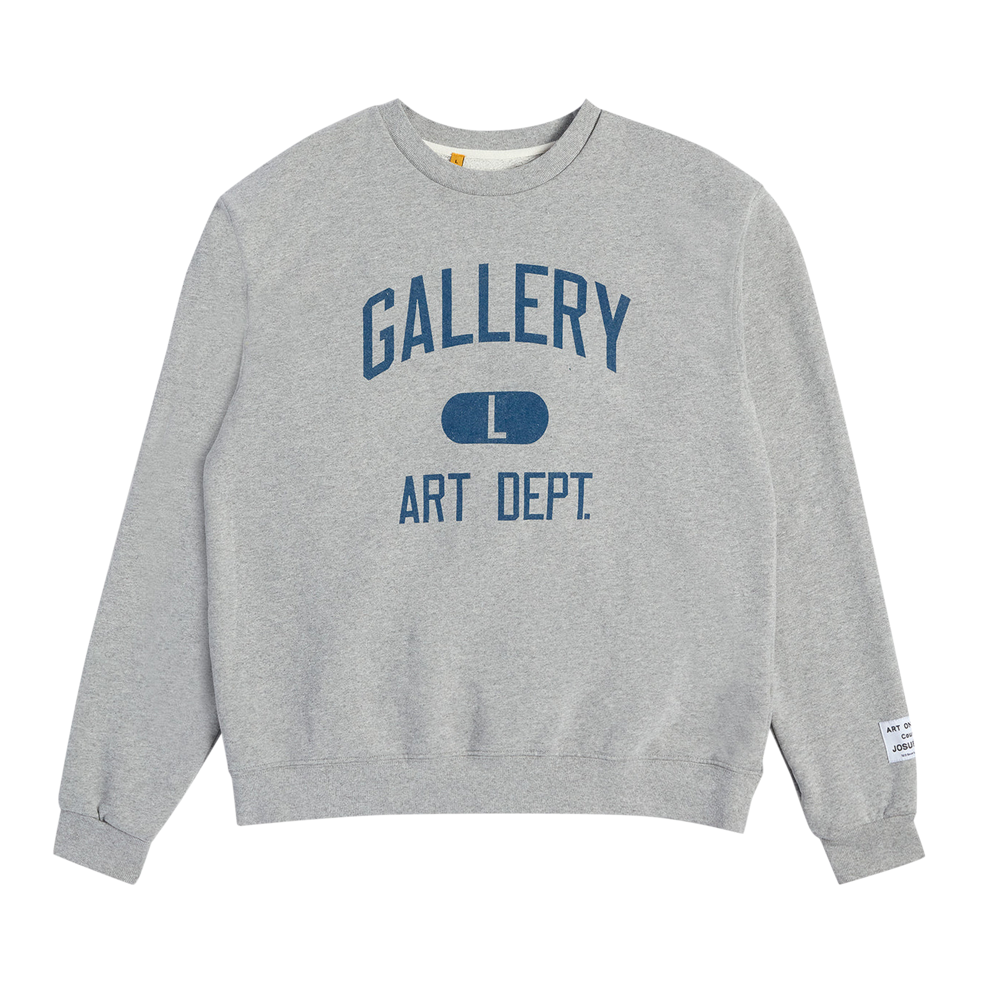 Pre-owned Gallery Dept. Art Department Crewneck Sweater 'heather Grey'