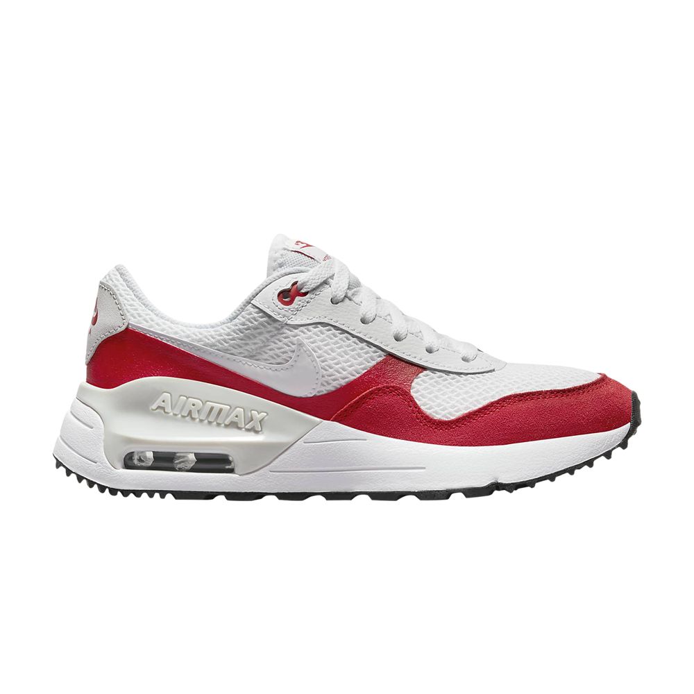Pre-owned Nike Air Max Systm Gs 'white University Red' | Kid's Size 3.5