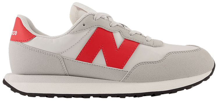 New Balance 237 Big Kid Concrete True Red