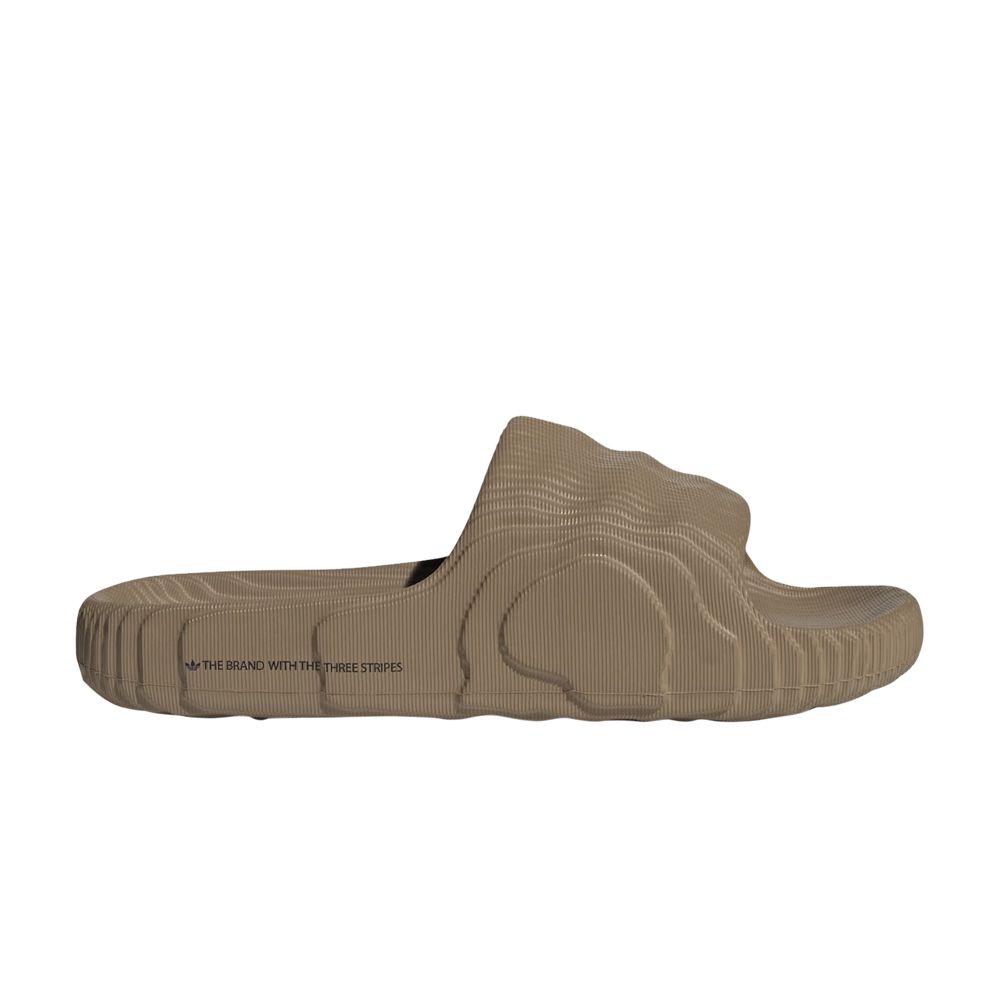 Pre-owned Adidas Originals Adilette 22 Slides 'cardboard' In Brown