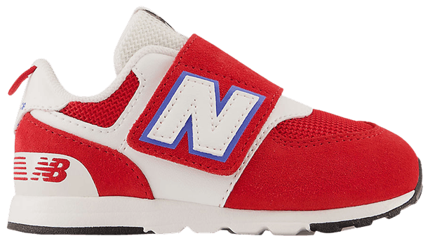 New Balance 574 New B Hook  Loop Toddler Team Red White