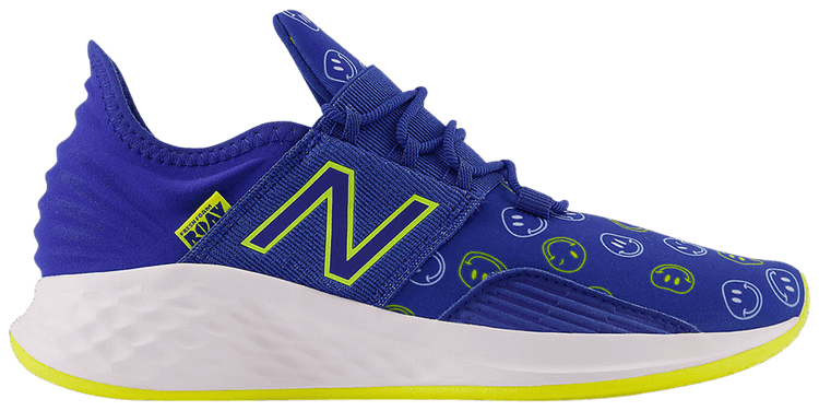 New Balance Fresh Foam Roav Little Kid Team Royal Smiley