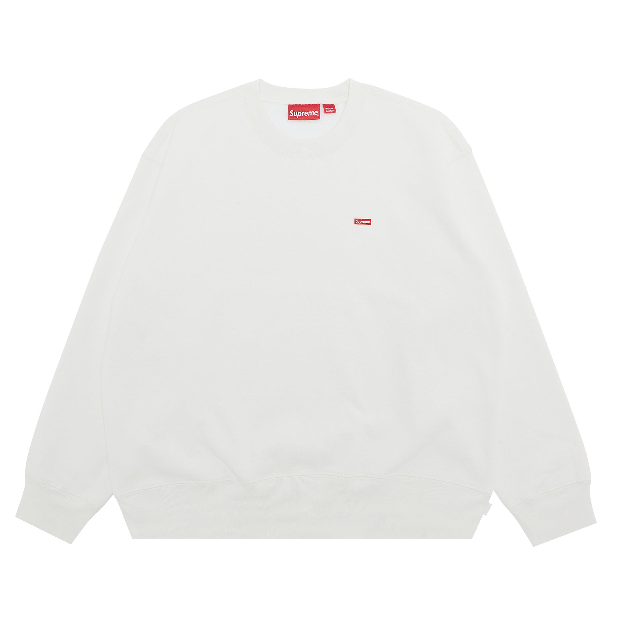 SUPREME SUPREME SMALL BOX CREWNECK 'WHITE'
