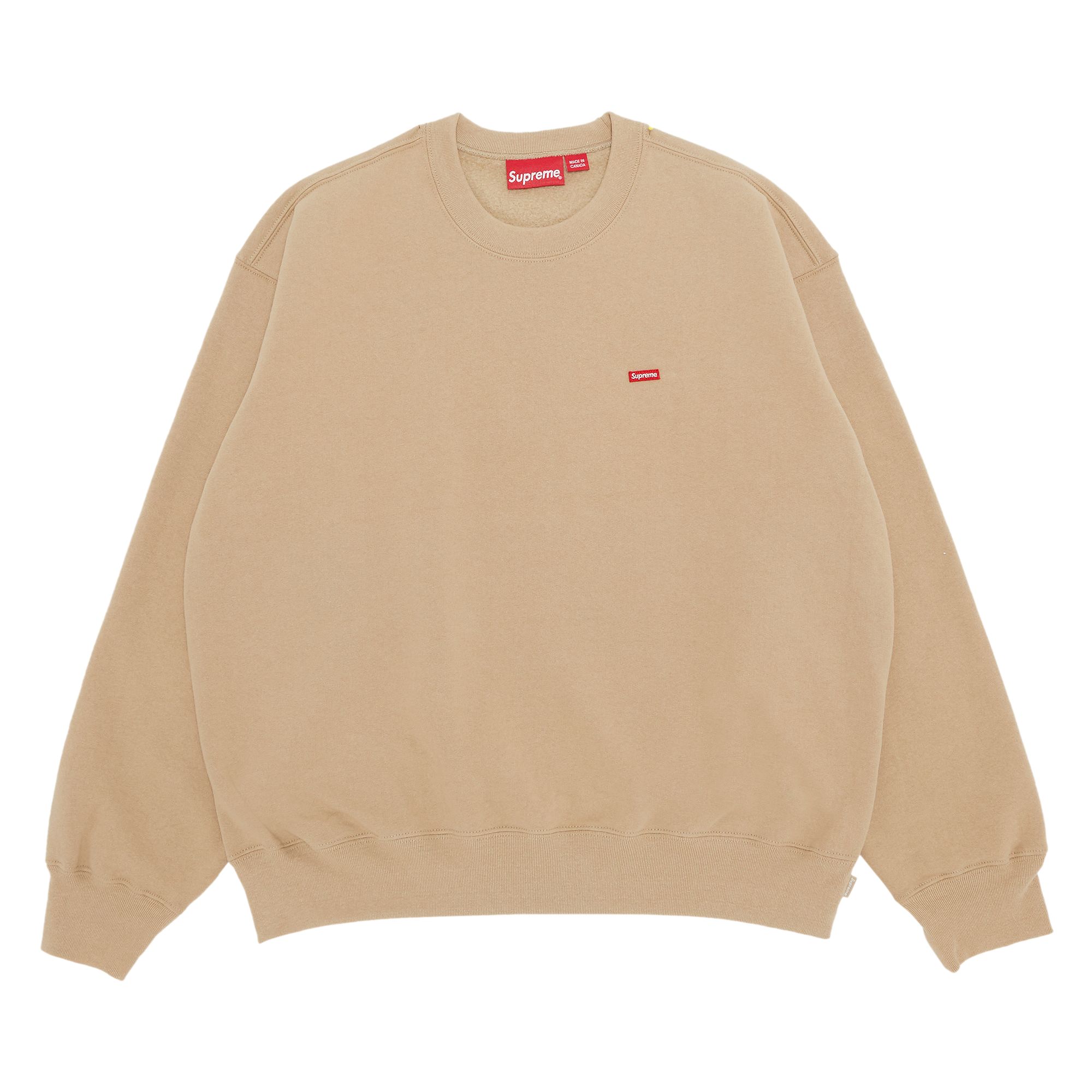 SUPREME SUPREME SMALL BOX CREWNECK 'TAN'