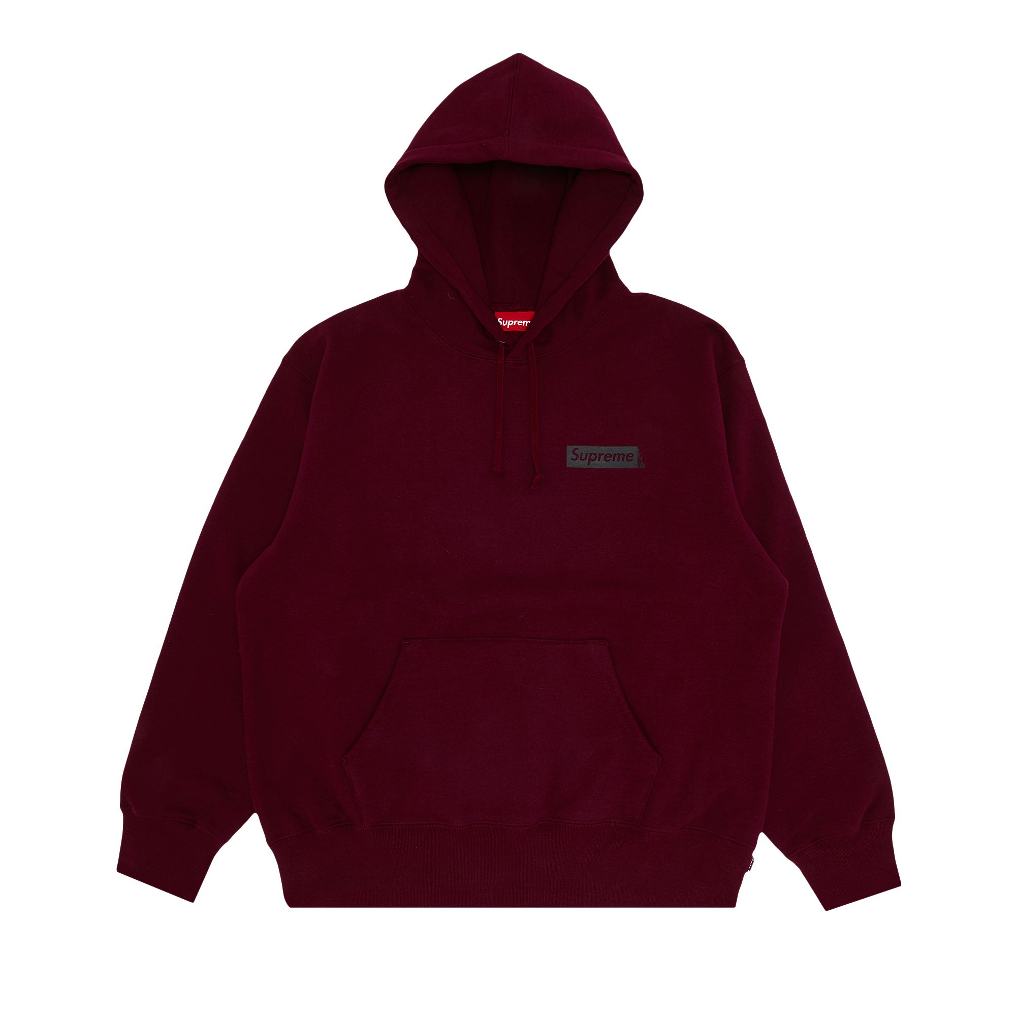 Pre-owned Supreme Fiend Hooded Sweatshirt 'burgundy' | Red | Men's Size L