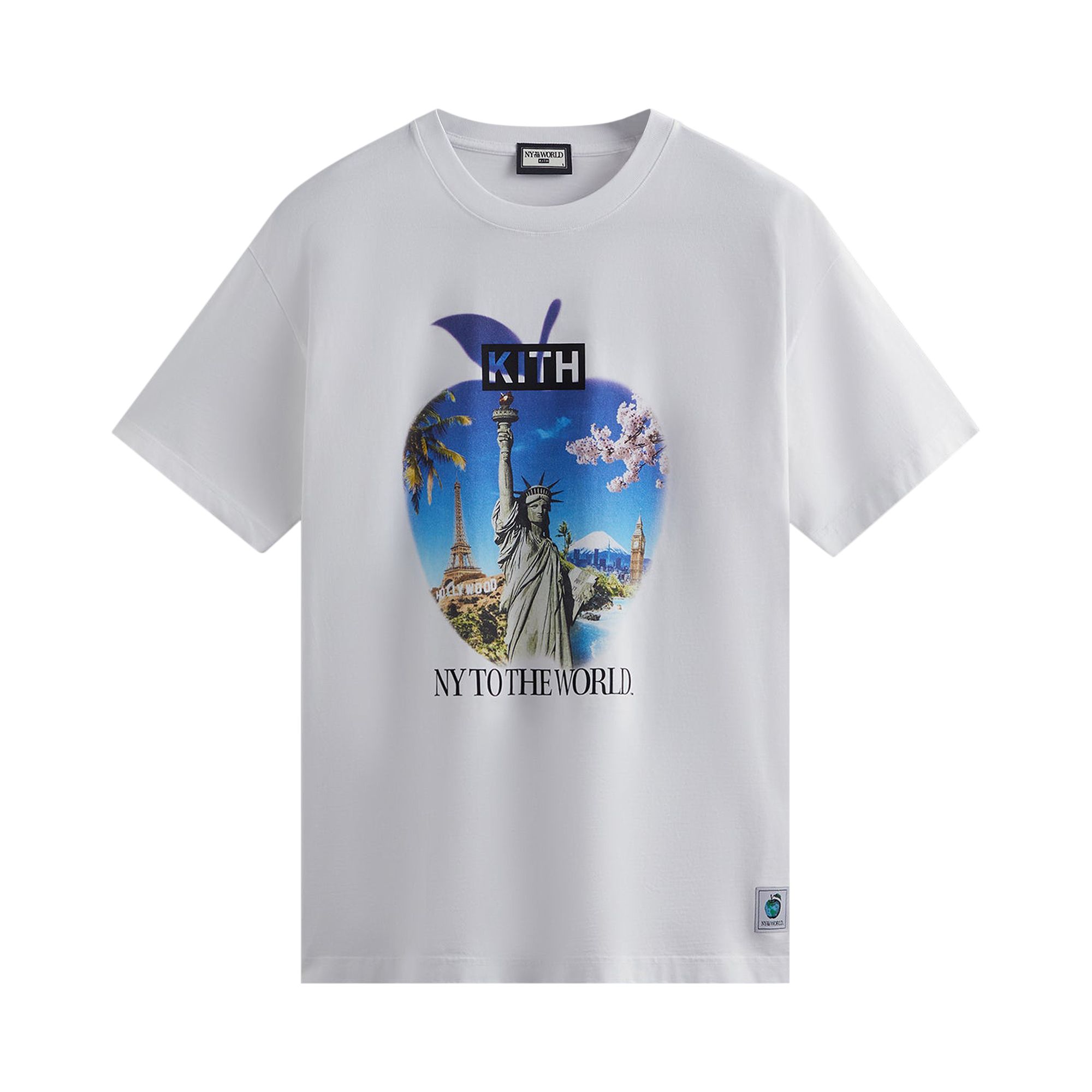 Pre-owned Kith New York To The World Souvenir Vintage Tee 'white' | Men's Size Xl