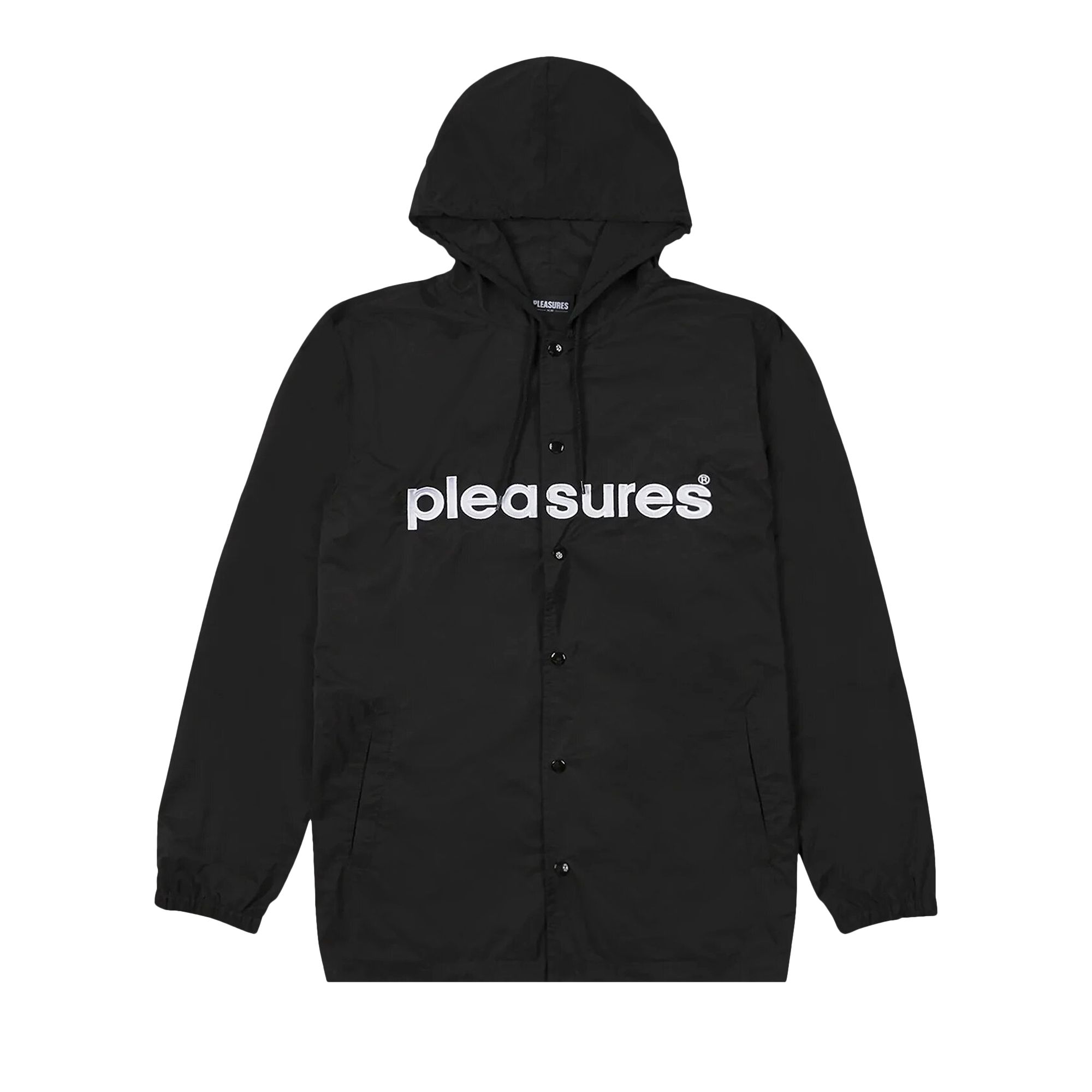 Pleasures Keys Coaches Jacket 'Black' | Men's Size L
