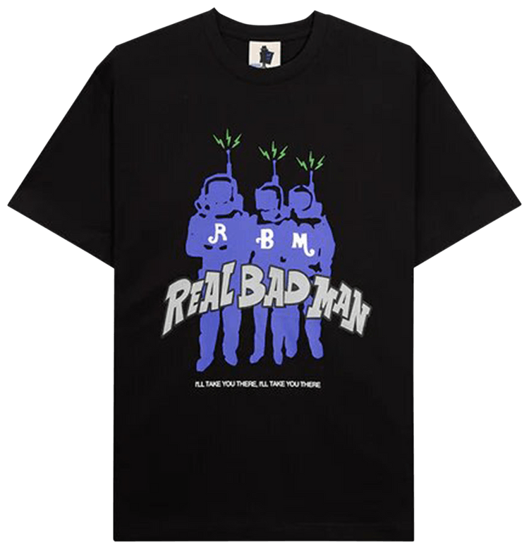 【REAL BAD MAN】SPACE BASS TEE [DUSTY PURPLE] Space Bass S/S Tee - Dusty Purple – Feature