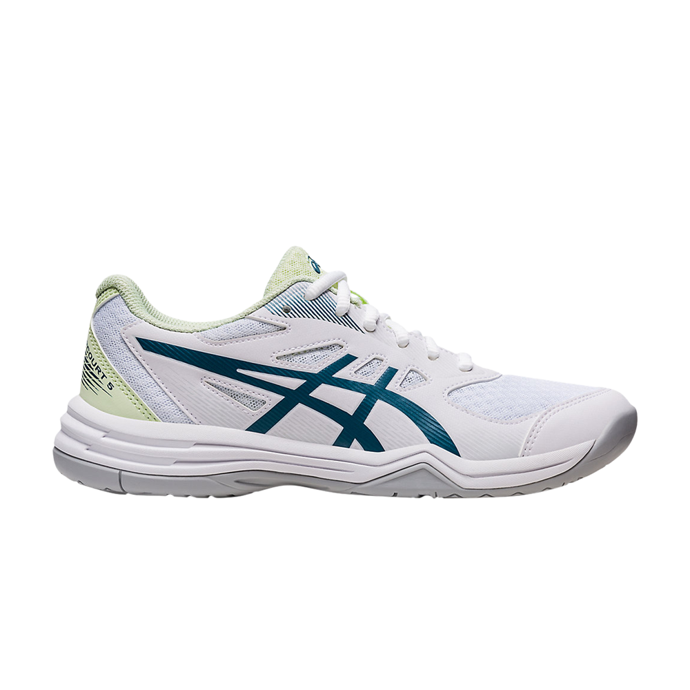 Pre-owned Asics Wmns Upcourt 5 'white Ink Teal'