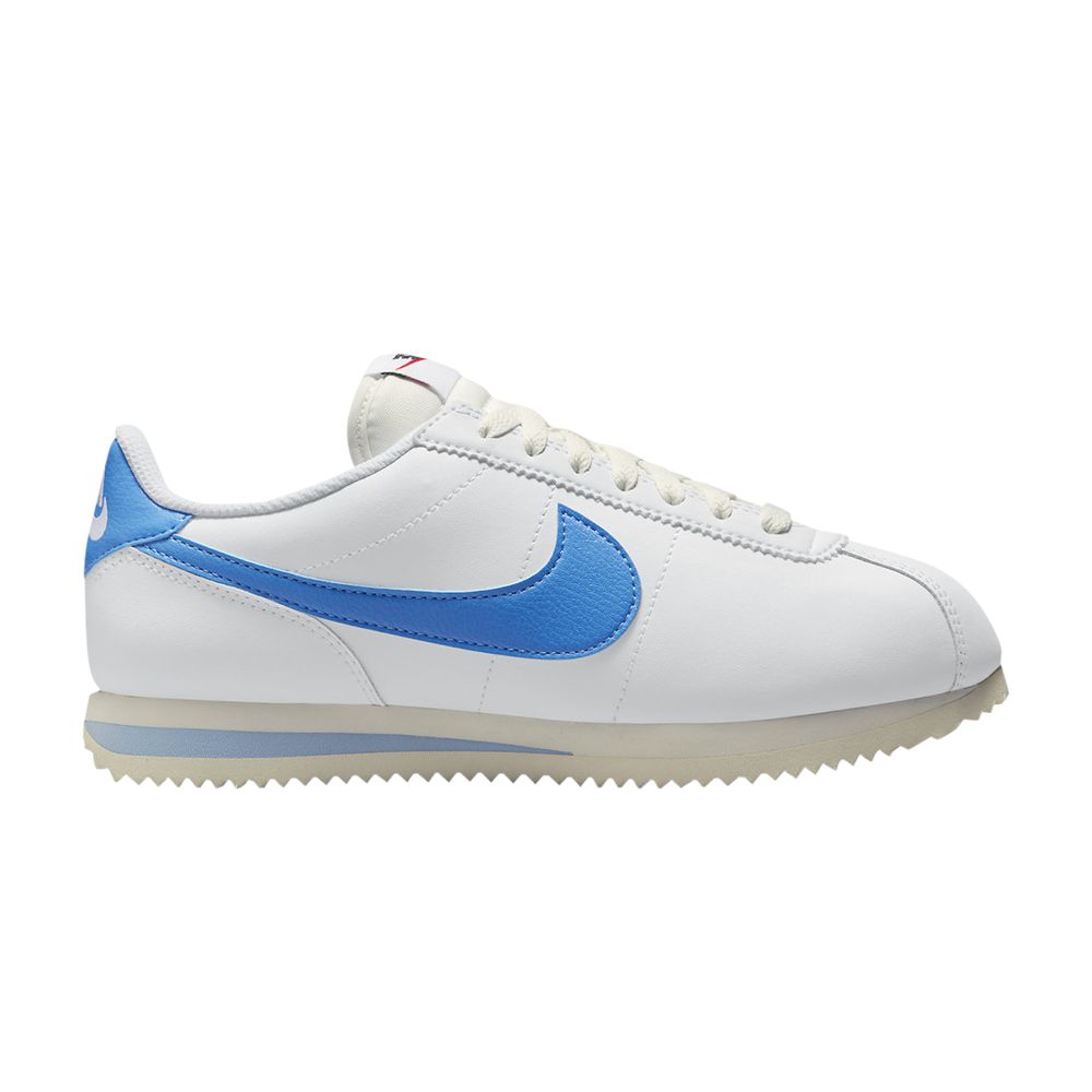 Pre-owned Nike Wmns Cortez 'university Blue' In White