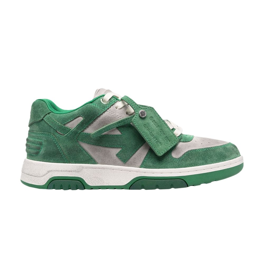Pre-owned Off-white Out Of Office 'vintage Suede - Green' | Men's Size 42