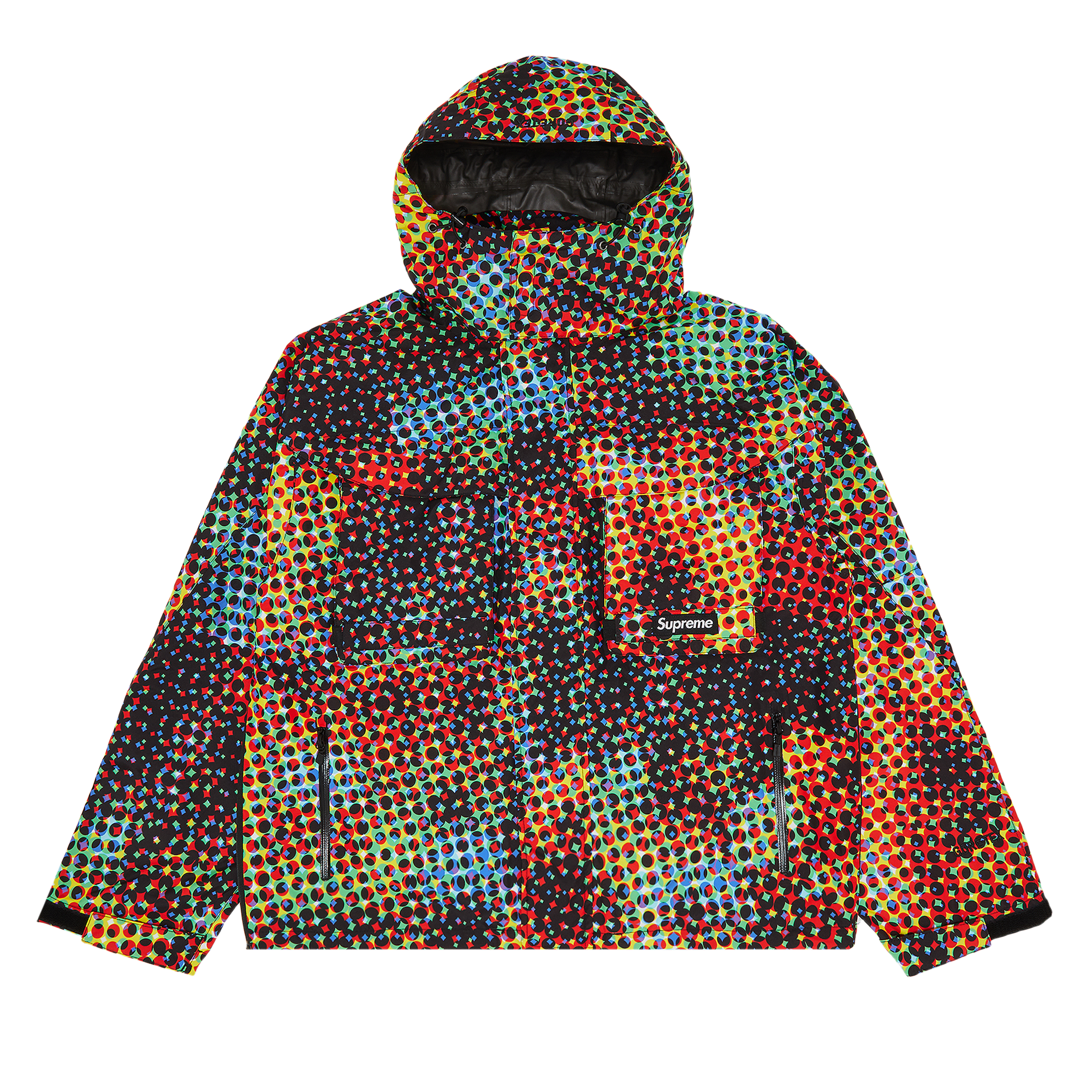 Pre-owned Supreme Gore-tex Paclite Lightweight Shell Jacket 'multicolor' In Multi-color