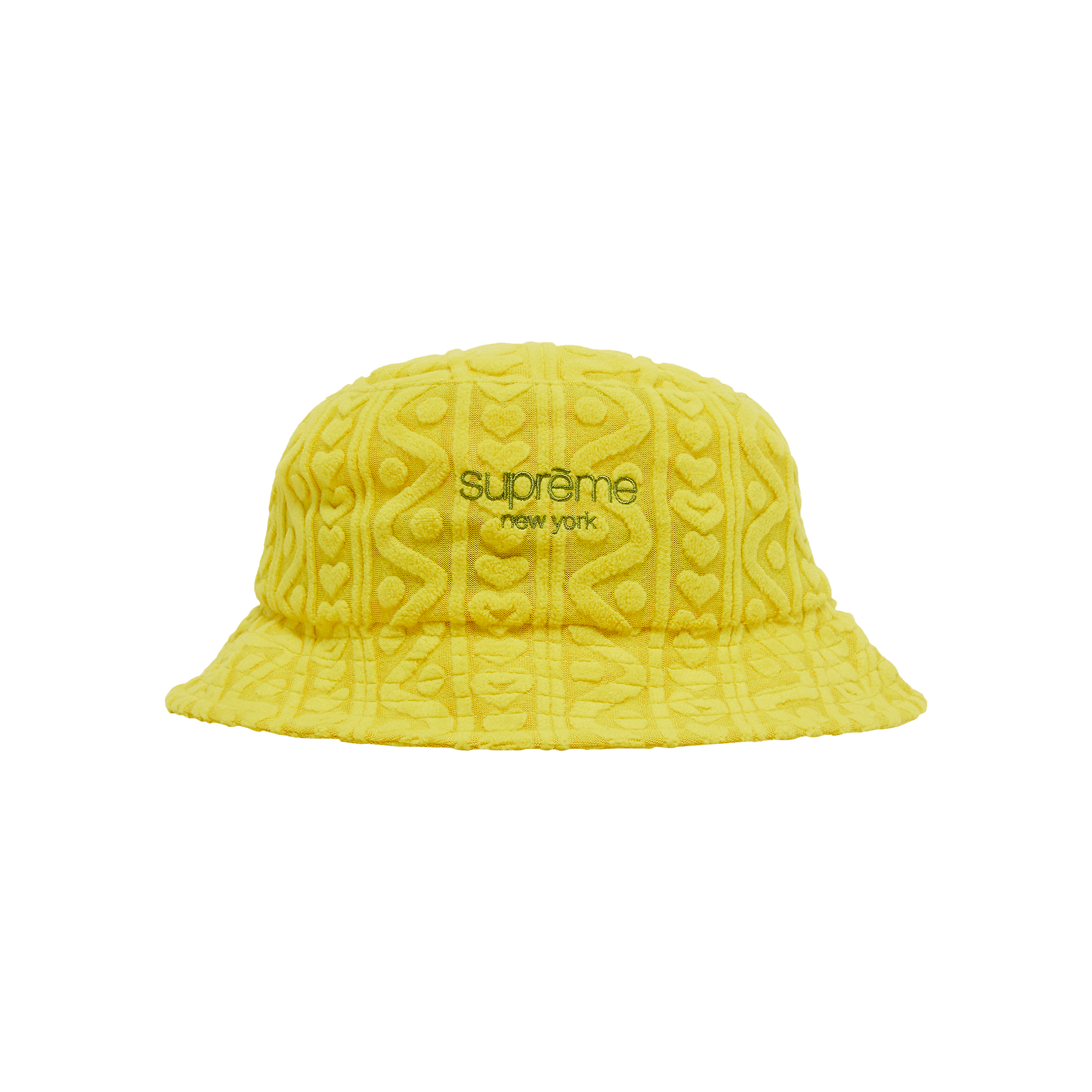 Pre-owned Supreme Terry Pattern Crusher 'yellow'