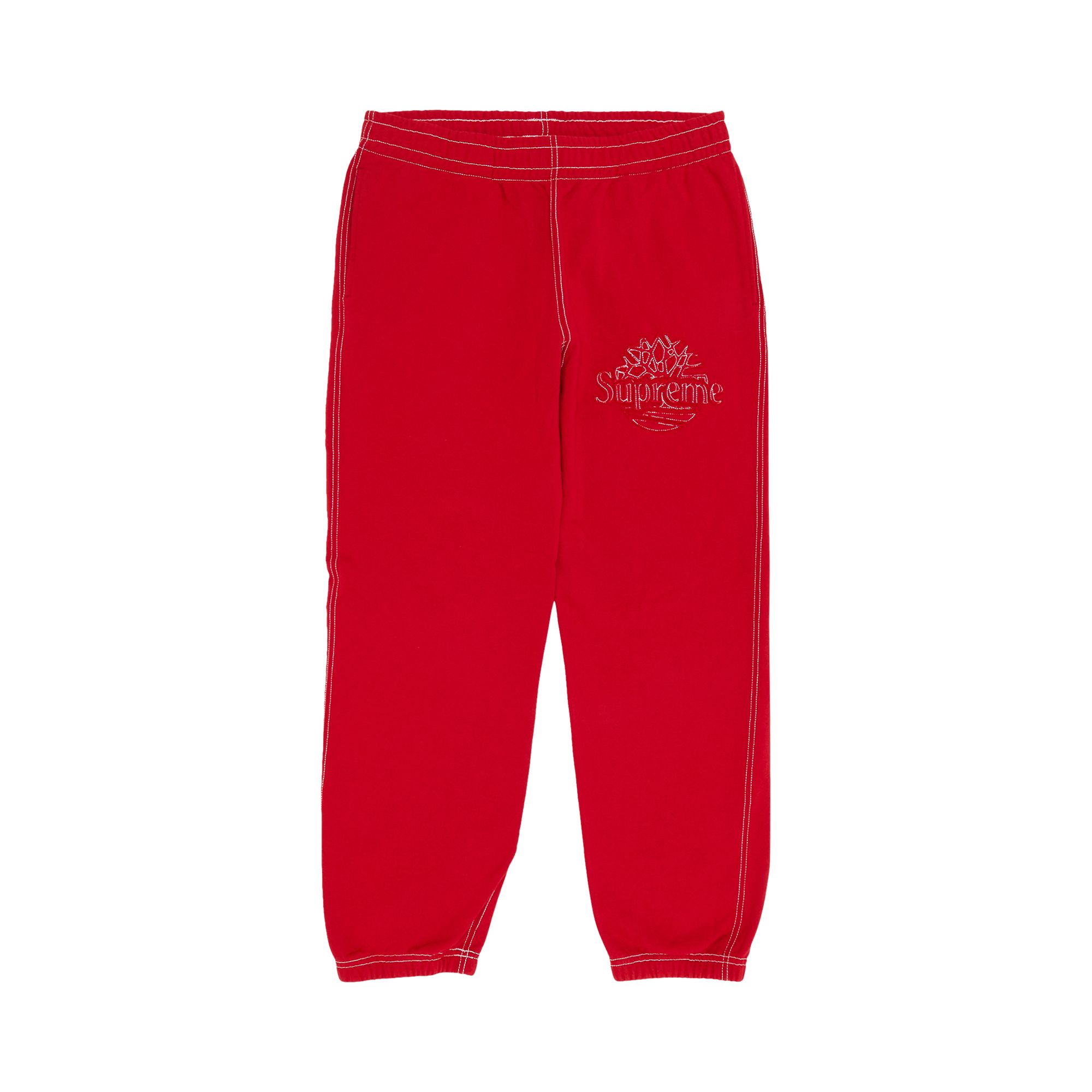 Pre-owned Supreme X Timberland Sweatpant 'red' | Men's Size M