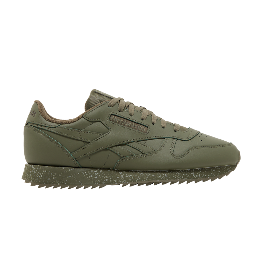 Pre-owned Reebok Classic Leather Ripple 'hunter Green'