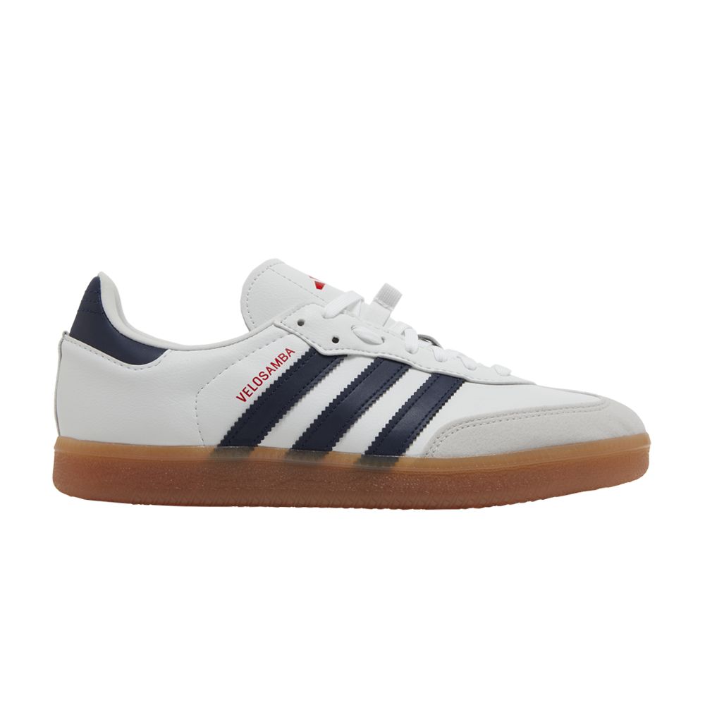 adidas Velosamba 'White Navy Scarlet' | Men's Size 8.5