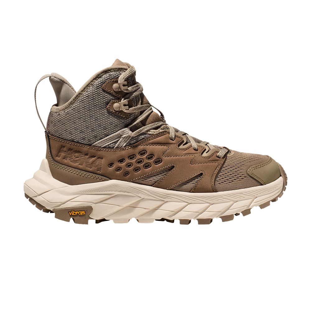 Pre-owned Hoka One One Wmns Anacapa Breeze Mid 'dune Eggnog' In Brown