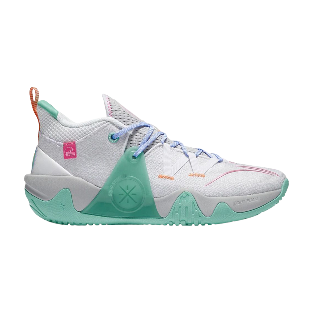 Pre-owned Li-ning Wade Dlo Ice 'dolphin' In White