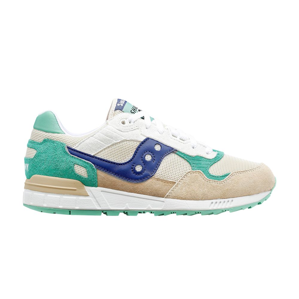 Pre-owned Saucony Shadow 5000 'beige Green Blue' In Grey