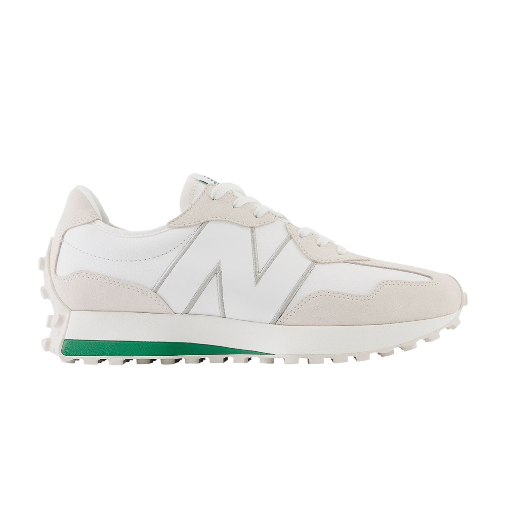 Pre-owned New Balance 327 'cream Green' In White