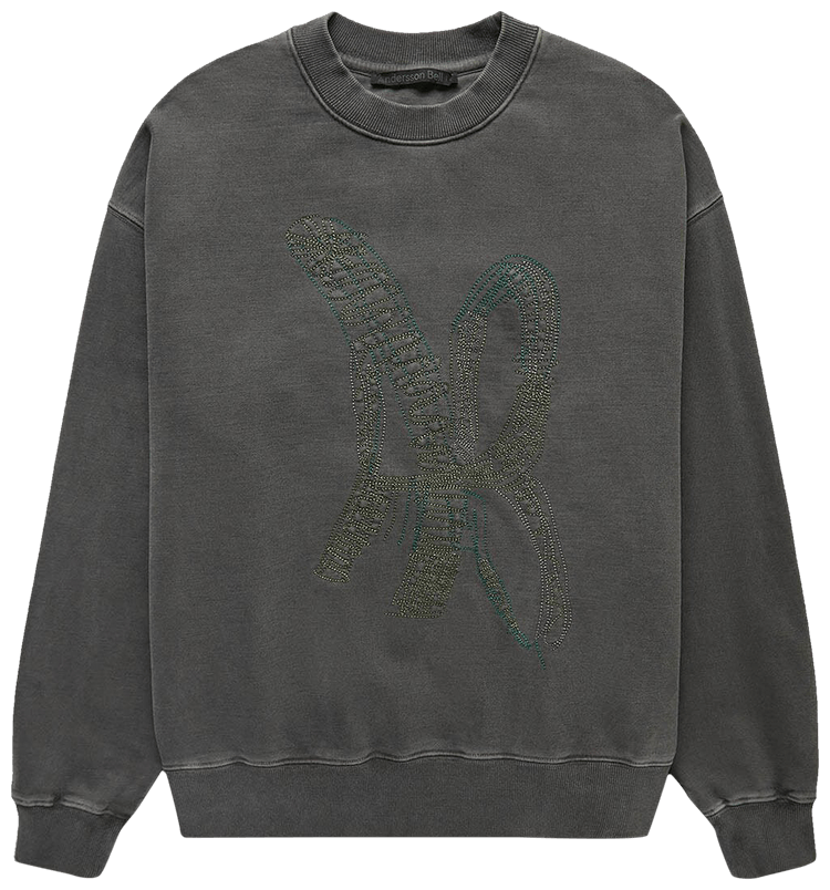 【ANDERSSON BELL】MARDRO GRADIENT SWEATSHIRTS / Charcoal MARDRO GRADIENT HOODIE atb1080m(BLACK) – Andersson Bell