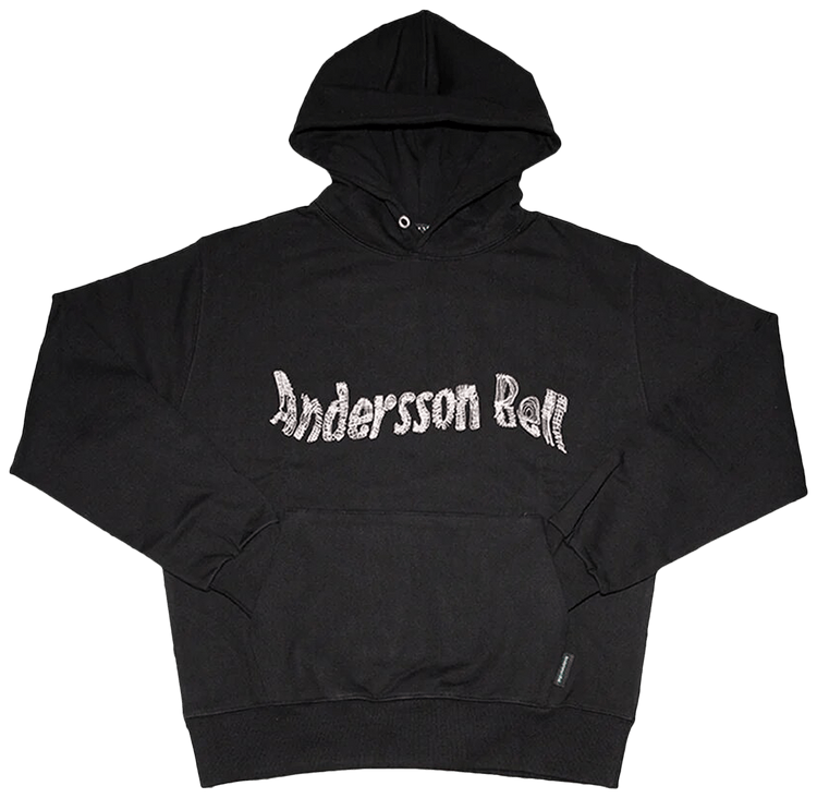 Andersson Bell - ANDERSON BELL フーディー Andersson Bell UNISEX INSIDE OUT CONTRAST PANEL HOODIE BLACK