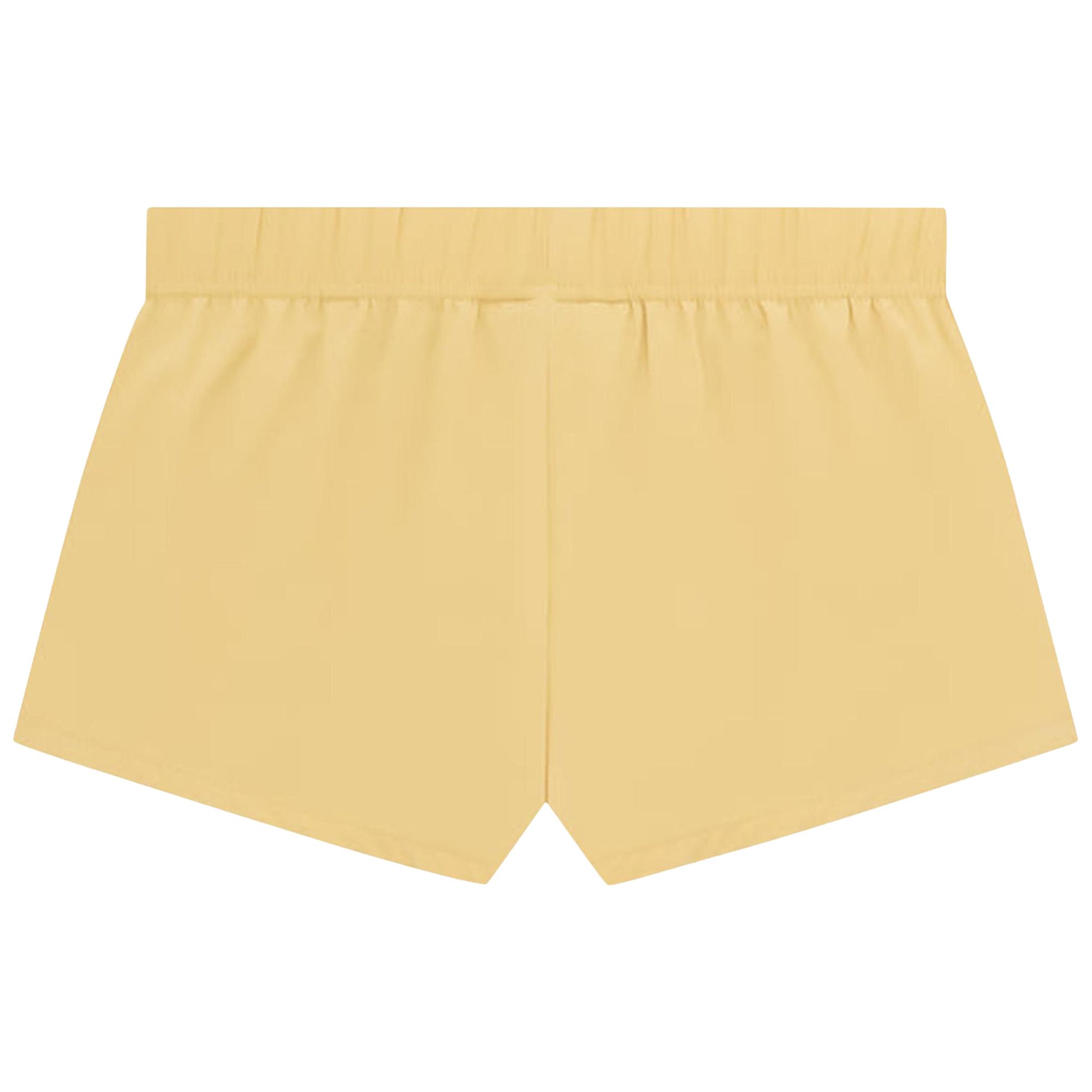 Pre-owned Essentials Fear Of God  Running Nylon Short 'light Tuscan' In Yellow