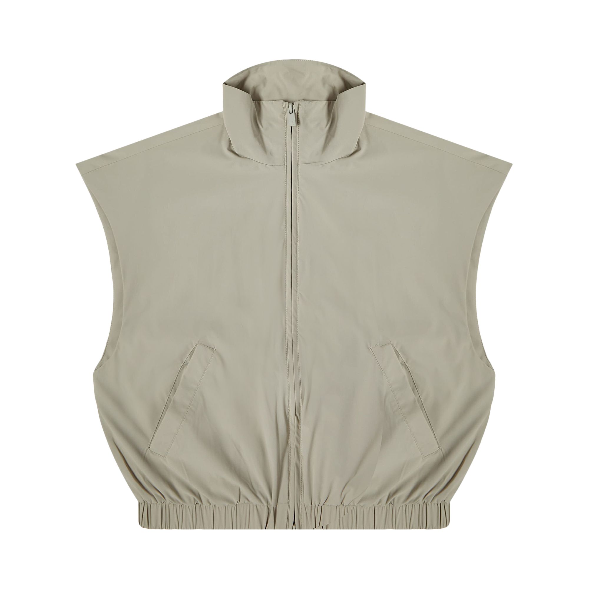 Pre-owned Essentials Fear Of God  Running Nylon Vest 'seal' In Grey