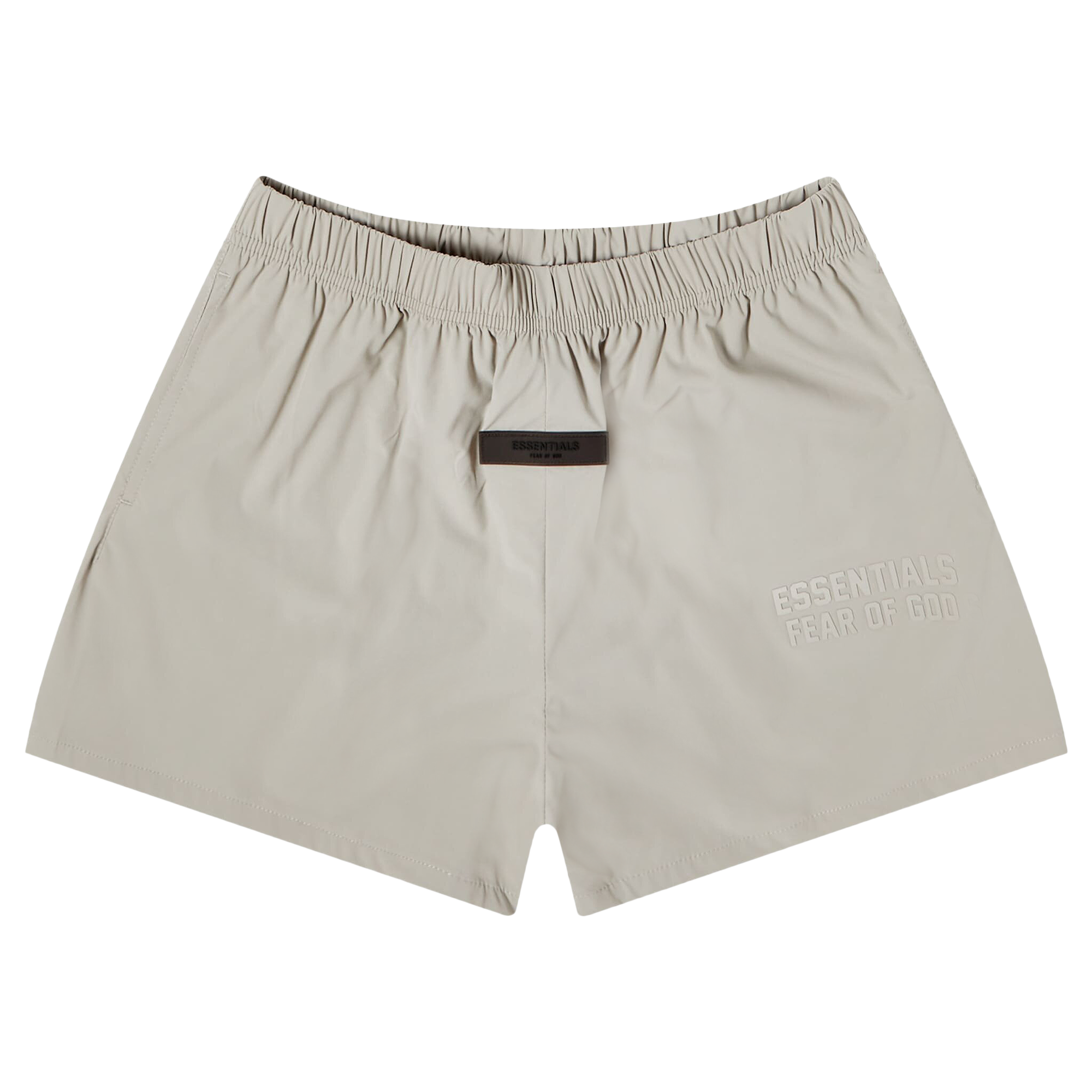 Pre-owned Essentials Fear Of God  Running Nylon Short 'seal' In Grey