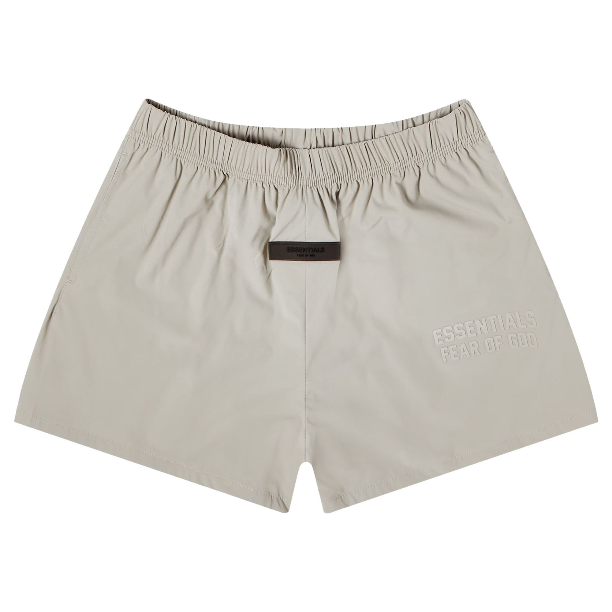Pre-owned Essentials Fear Of God Running Nylon Short 'seal' In Grey