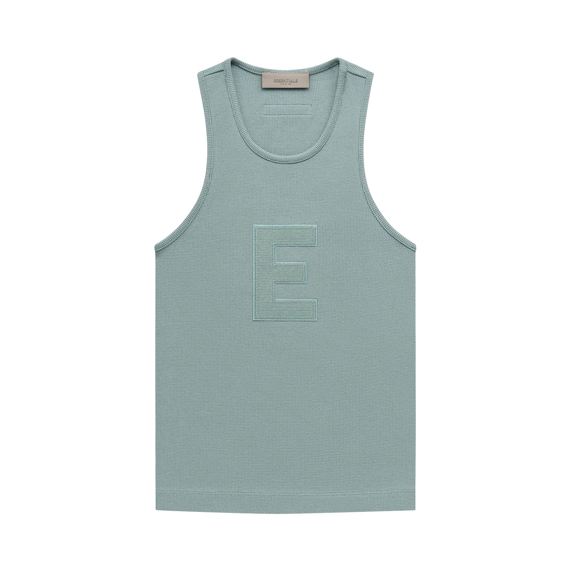 Fear of God Essentials Waffle Tank 'Sycamore' | Green | Women's Size M