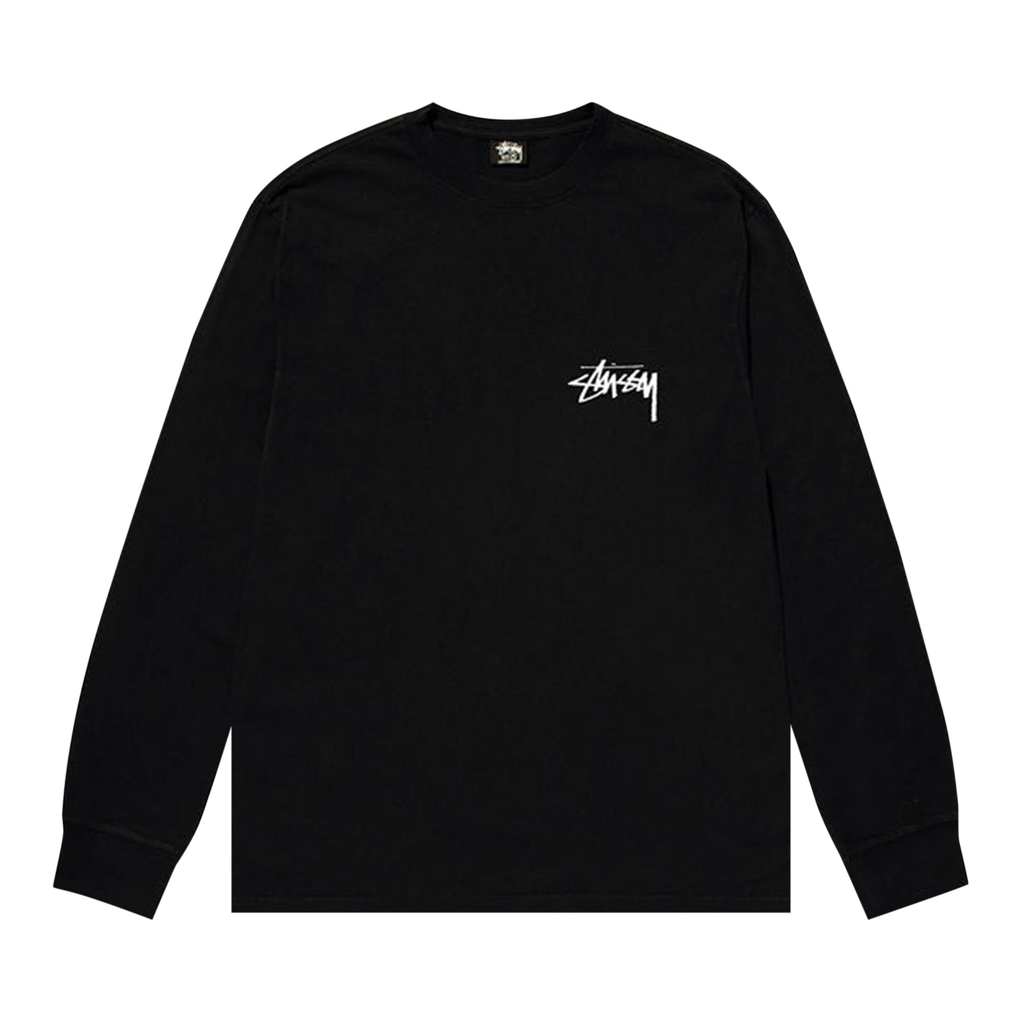 Stussy Gold Lion Long-Sleeve Tee 'Black' | Men's Size M