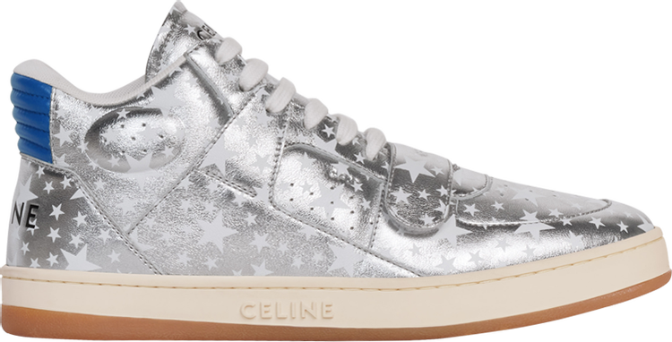CELINE Wmns CT-02 Mid Sneaker 'Scratch Silver Stars'