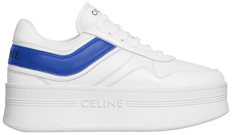 【CELINE】WEDGE 50 SNEAKER●346163338C01OP Buy CELINE Wmns Block Wedge Sneaker 'Optic White Blue