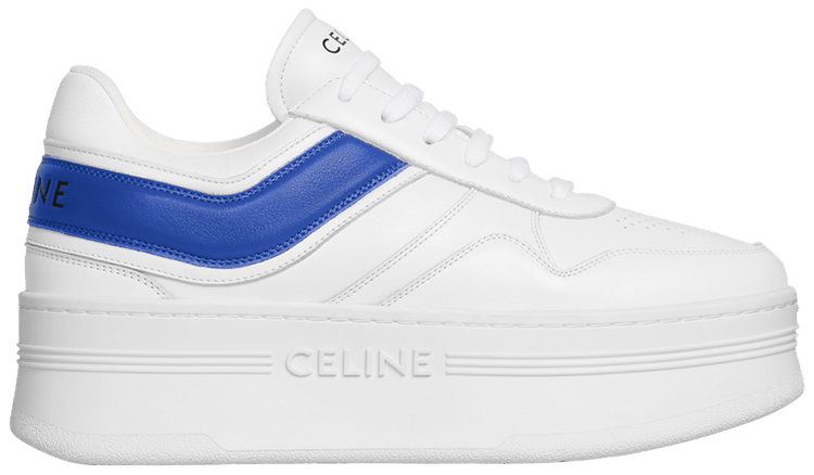 CELINE Wmns Block Wedge Sneaker Optic White Blue