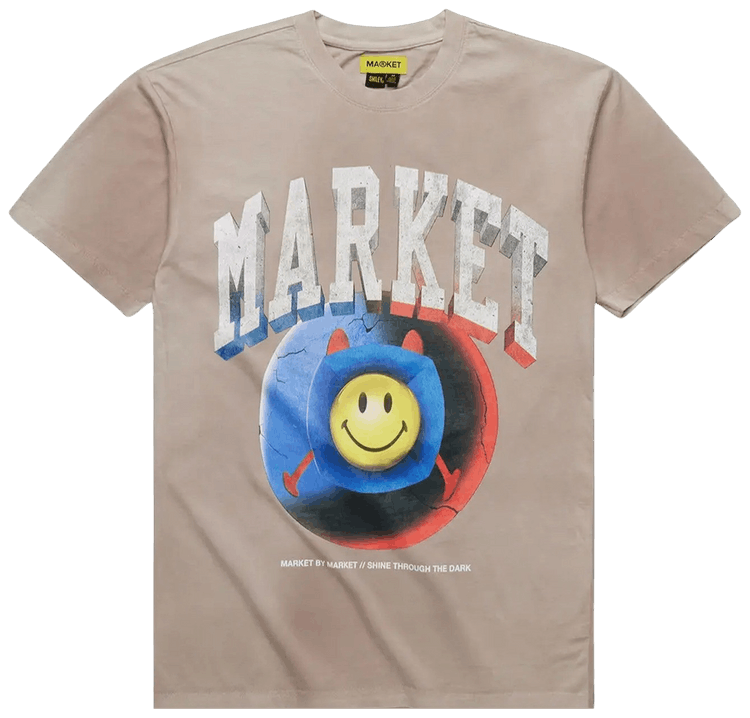 Market Smiley Happiness Within Tie Dye T Shirt Lavender