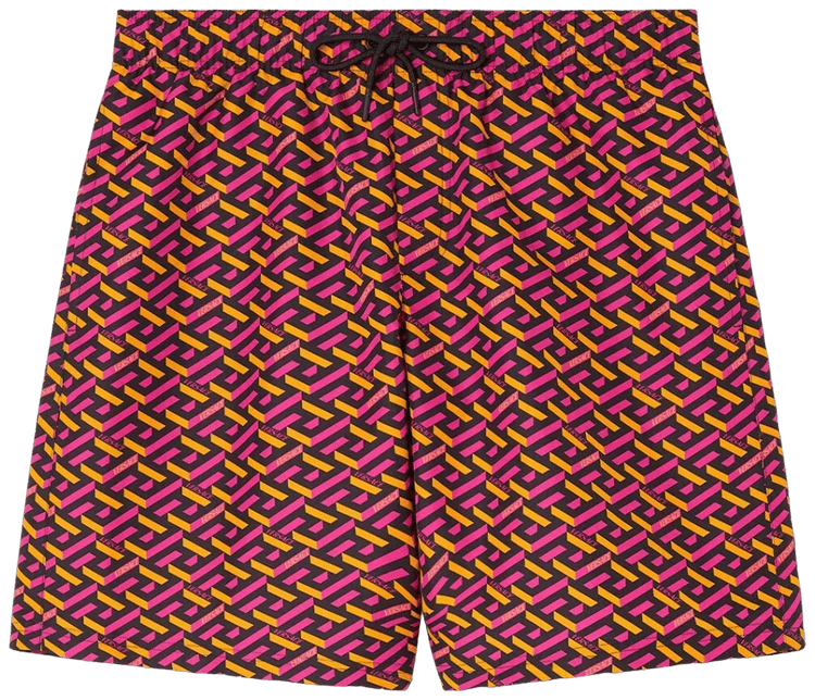 Versace La Greca Boardshorts MagentaTangerine