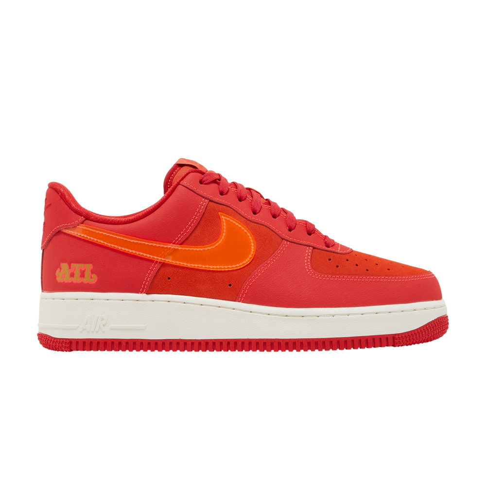 Pre-owned Nike Air Force 1 '07 'atl' In Red