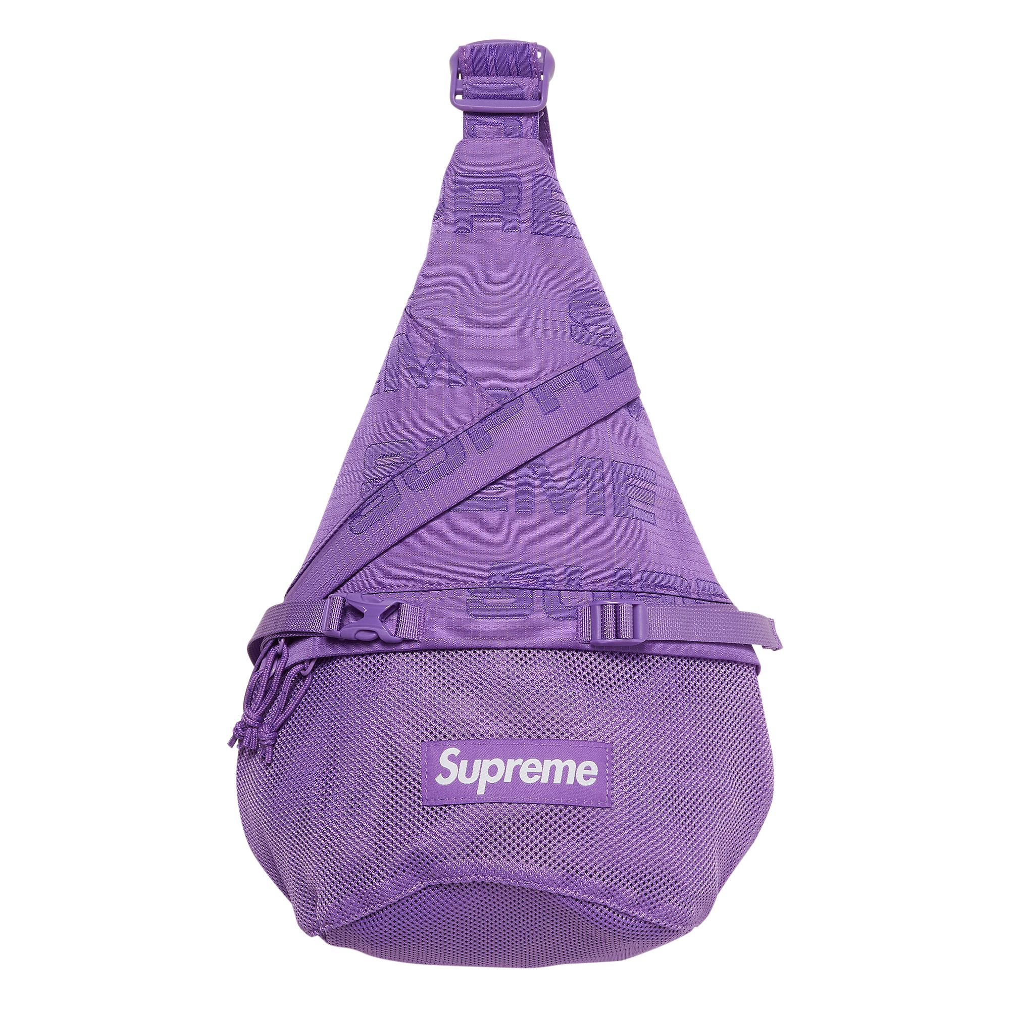 Click to view more detailed imagery on our partner's website Pre-owned Supreme Sling Bag 'purple'