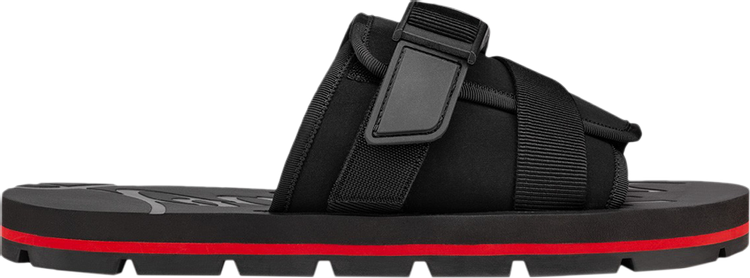 Christian Louboutin Siwa Clip Sandal 'Black Red'