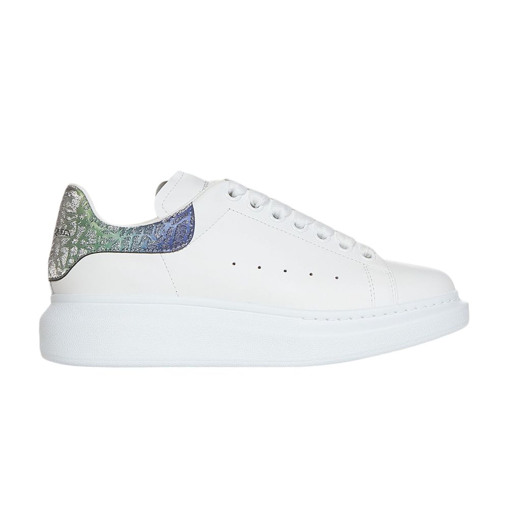 Pre-owned Alexander Mcqueen Wmns Oversized Sneaker 'white Opalescent' | Women's Size 37.5