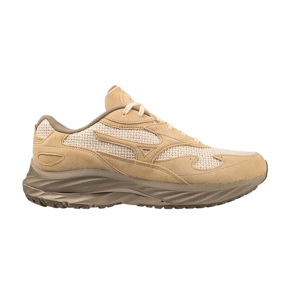 Pre-owned Mizuno Beams X Wave Rider Beta 'mojave Desert' In Tan