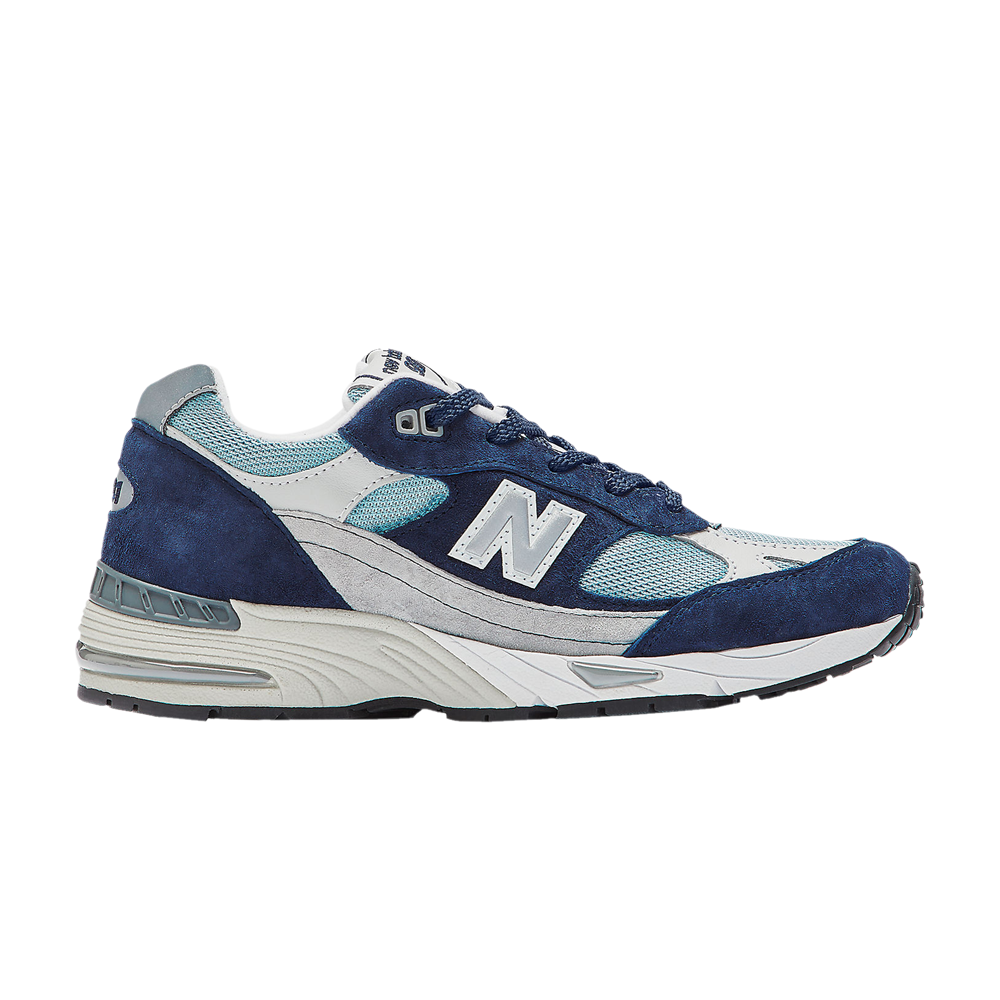 Pre-owned New Balance Wmns 991 Made In England 'nu Block' In Blue