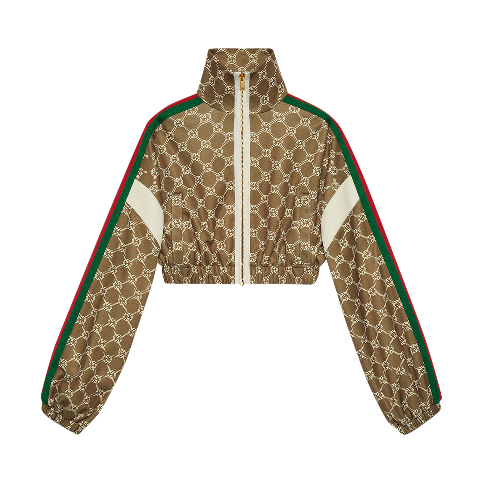 Pre-owned Gucci Jacket 'military Green/ivory'