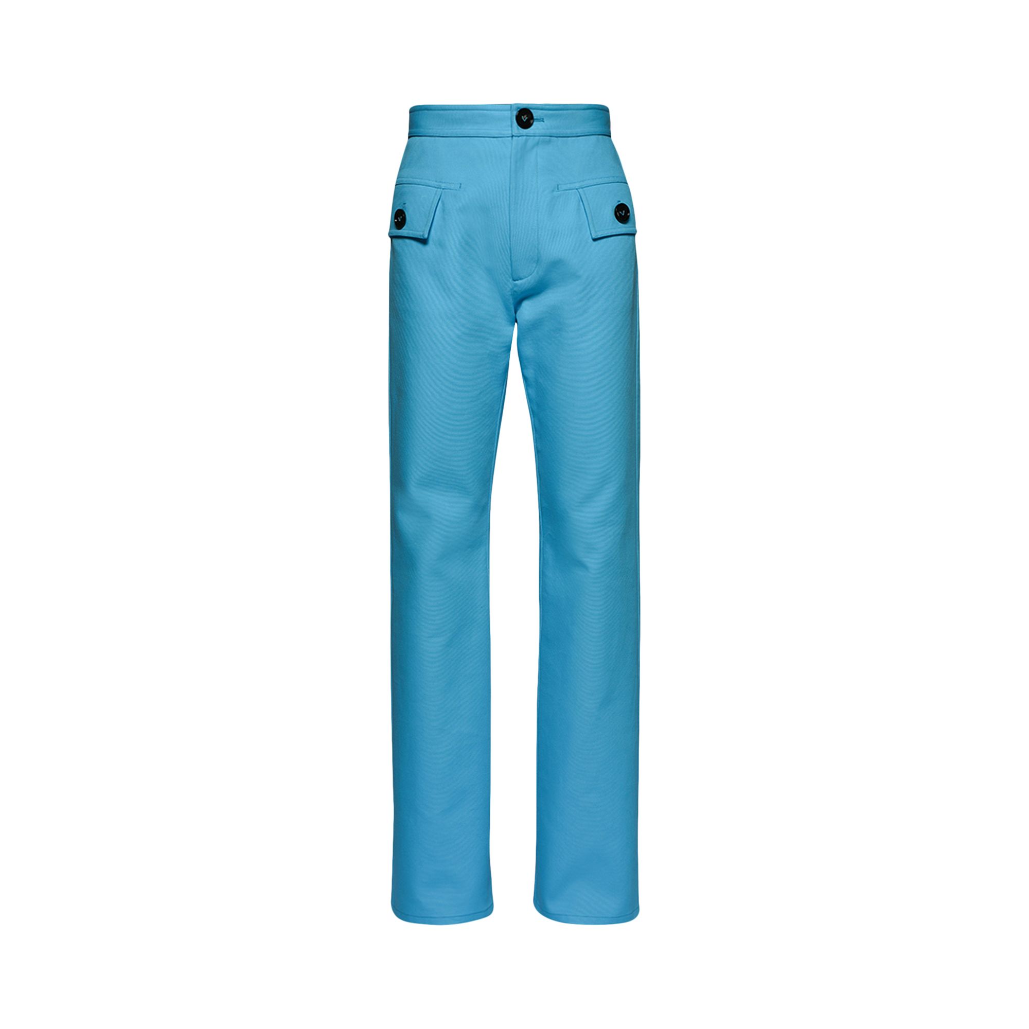 Pre-owned Bottega Veneta Trousers 'dip' | Blue | Women's Size 40