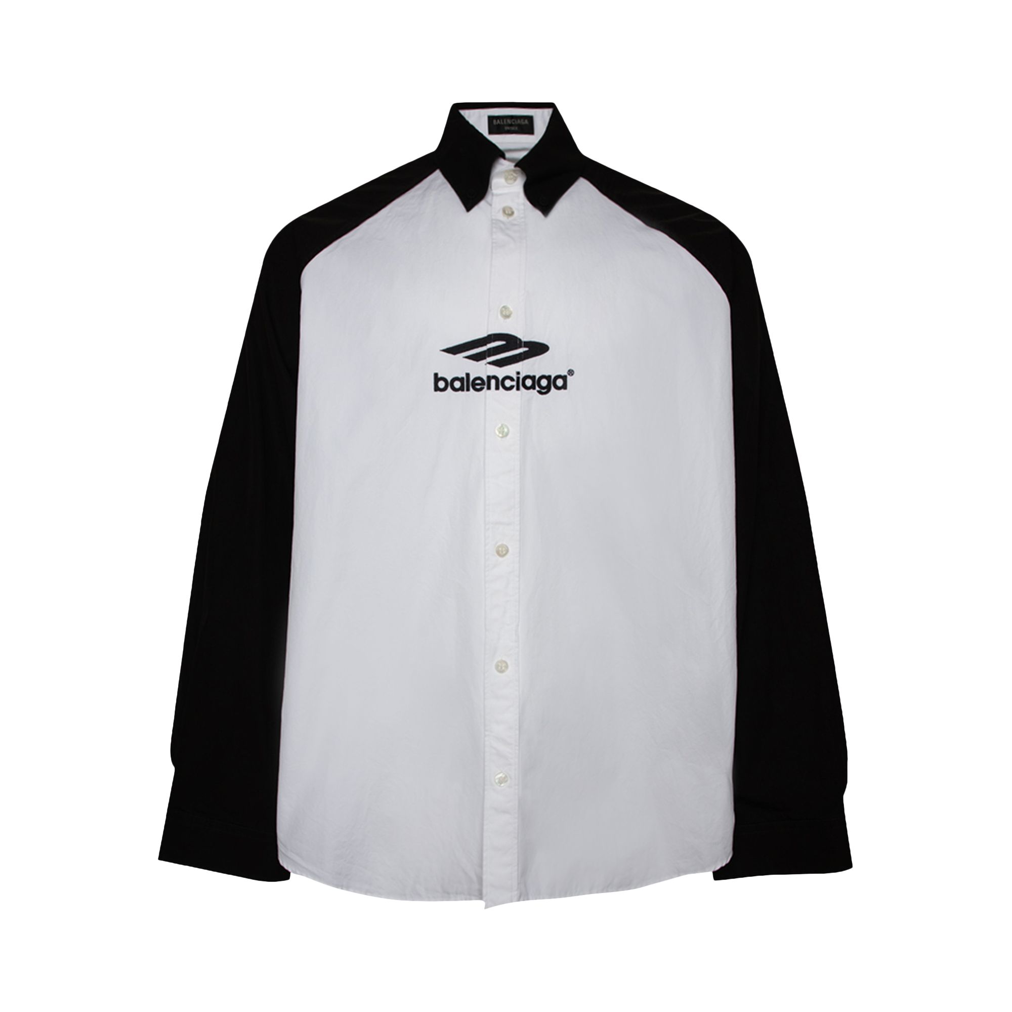 Pre-owned Balenciaga Raglan Shirt 'black'