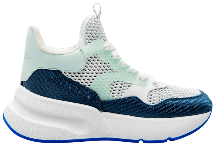 Alexander McQueen Oversized Runner White Blue Mint