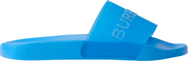 Burberry Wmns Logo Detail Slide 'Vivid Blue'